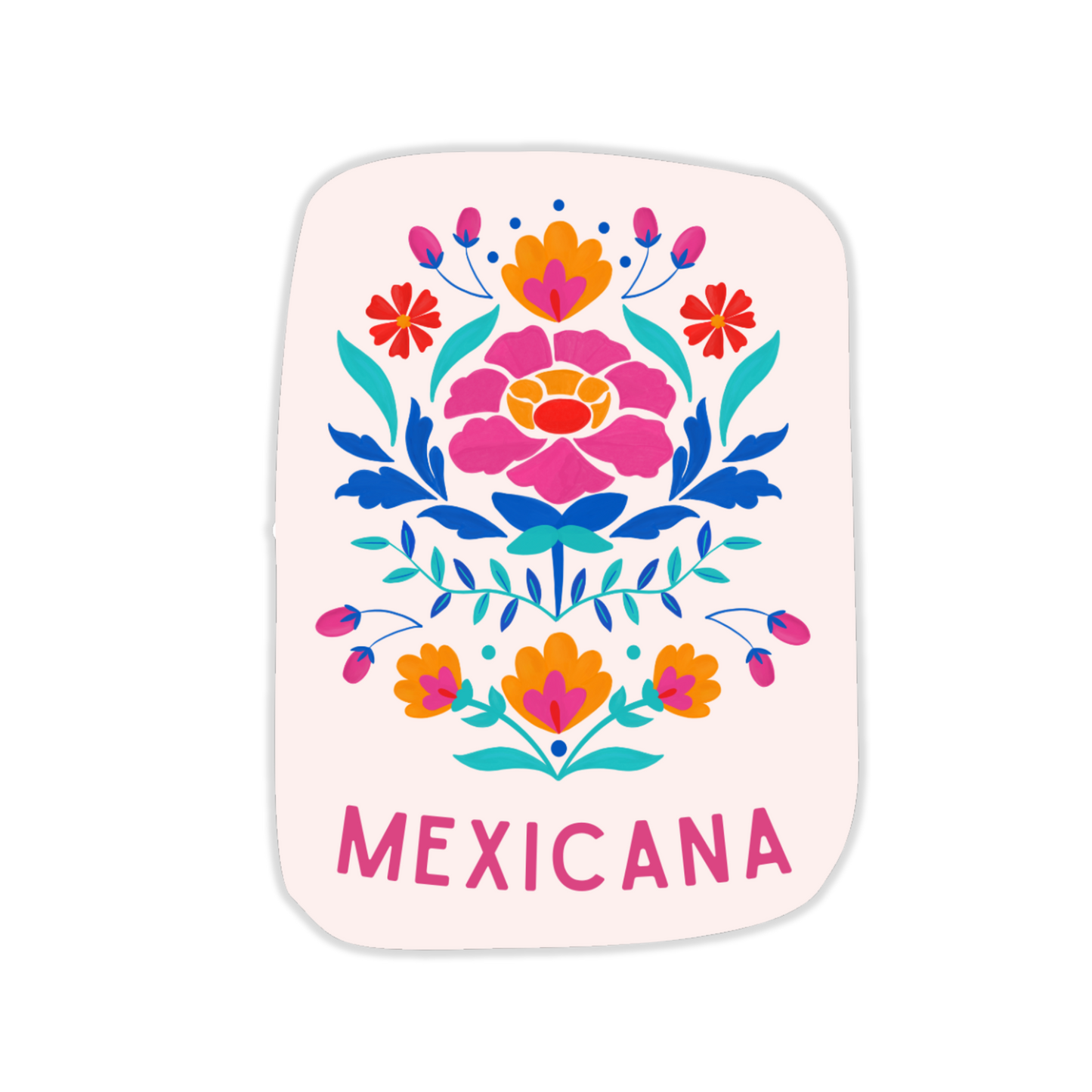 Floral Mexicana Sticker