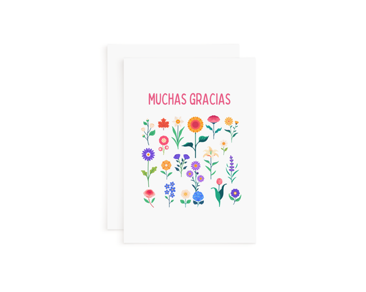 Field of Gracias Card