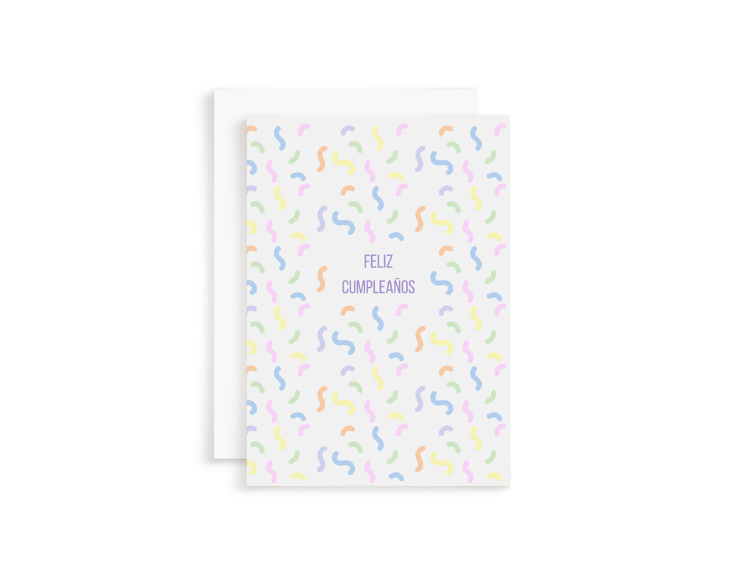 Feliz Cumpleaños Confetti Card