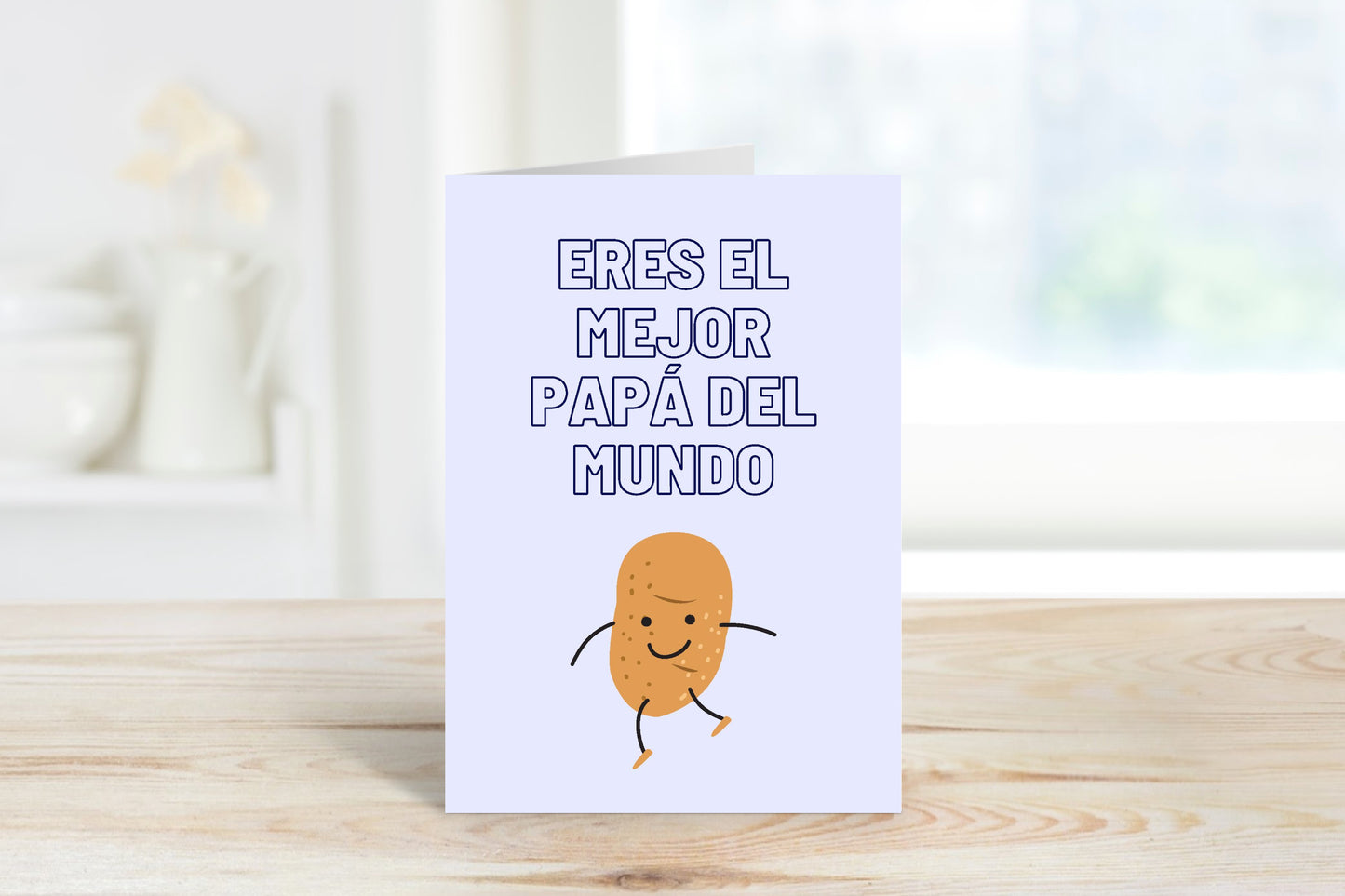 Mejor Papa Greeting Card