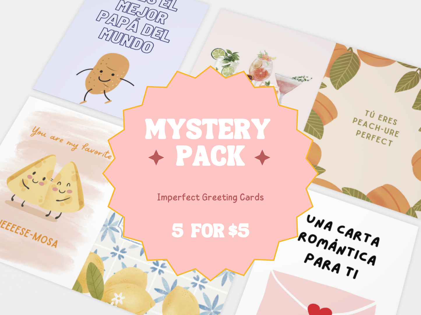 5 Imperfect Cards Mystery Pack