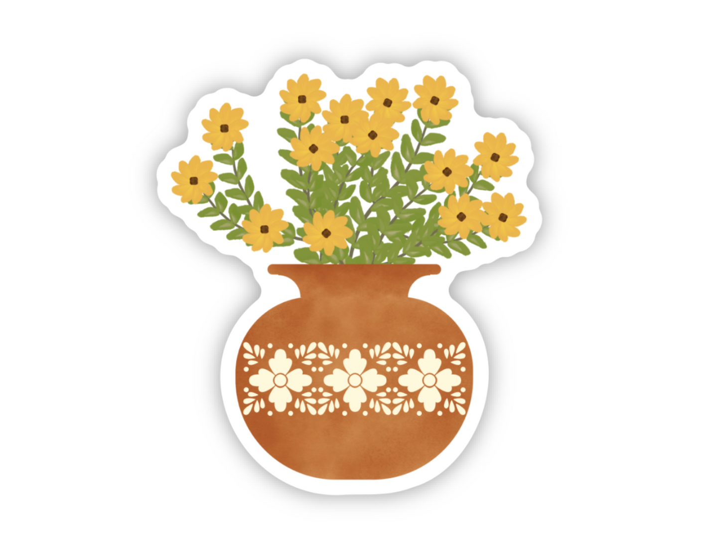 Yellow Flowers Sticker
