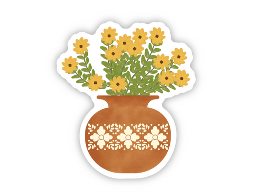 Yellow Flowers Sticker