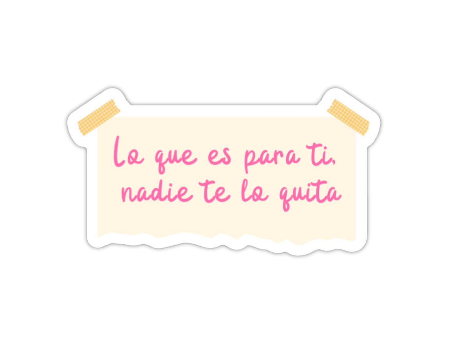 Para Ti Sticky Note Sticker