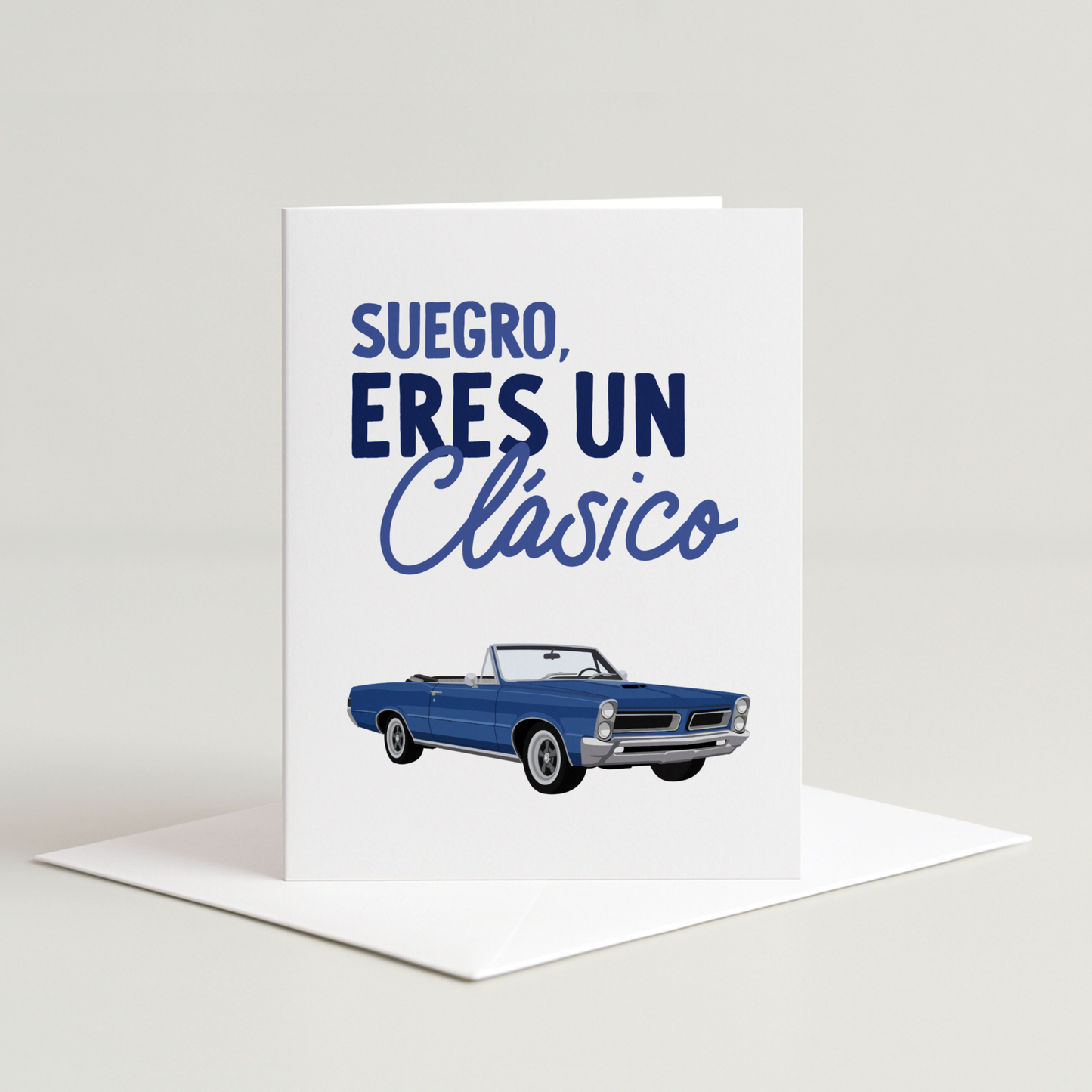 Clásico Suegro Card