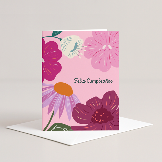 Magenta Cumple Card