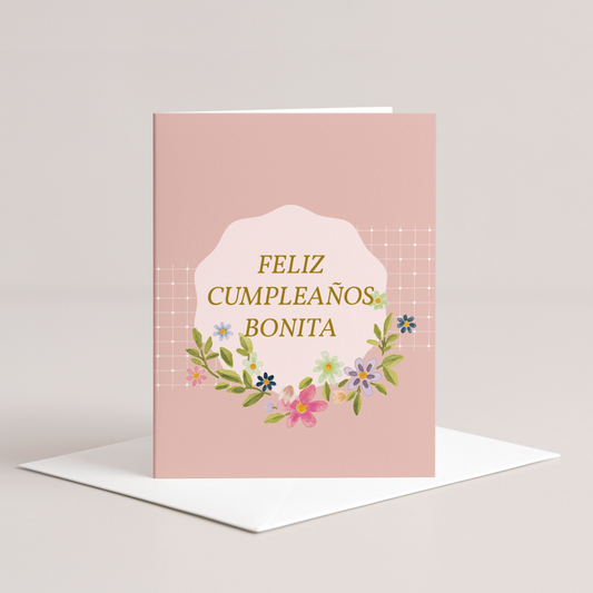 Feliz Cumpleaños Bonita Greeting Card