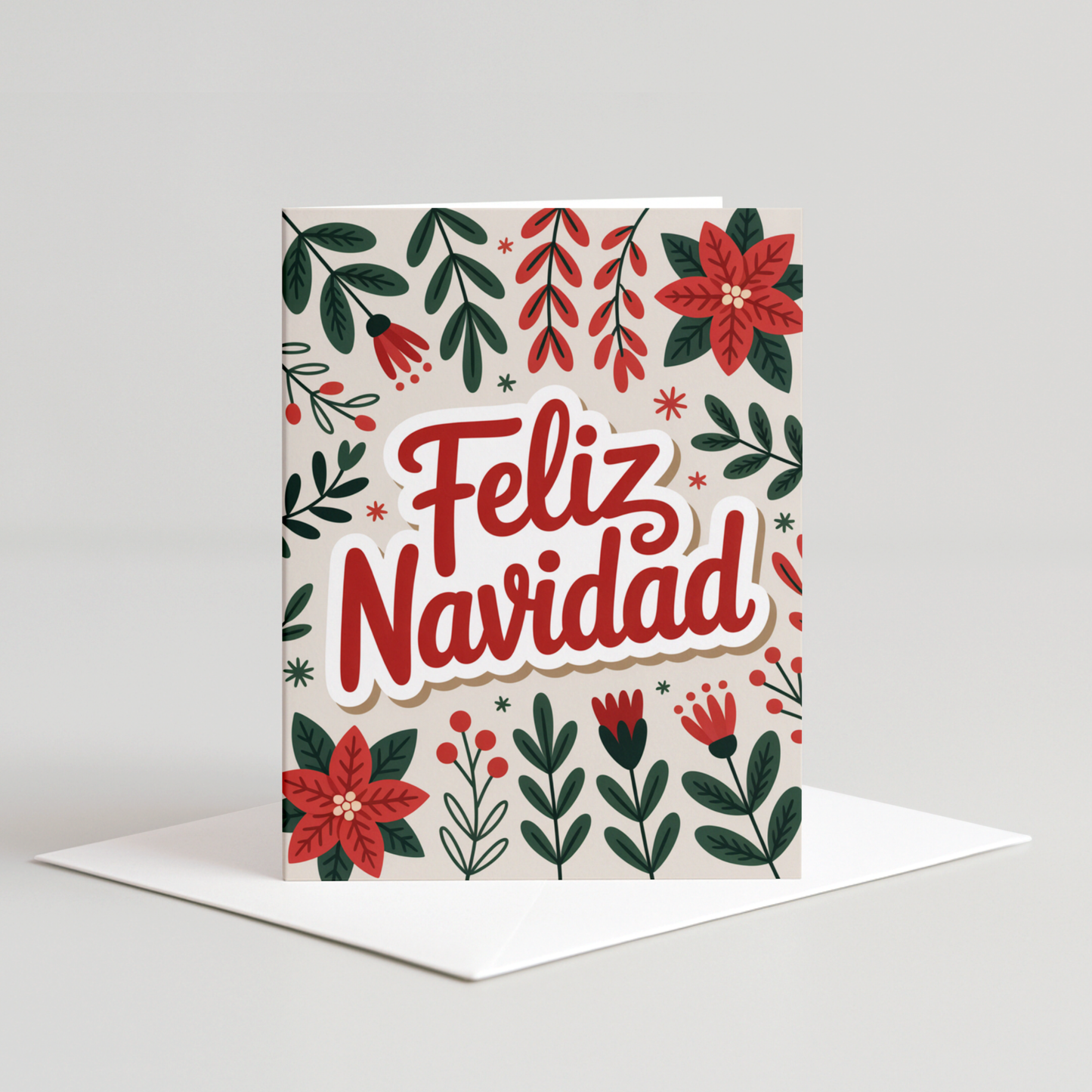 Feliz Navidad Banner Card