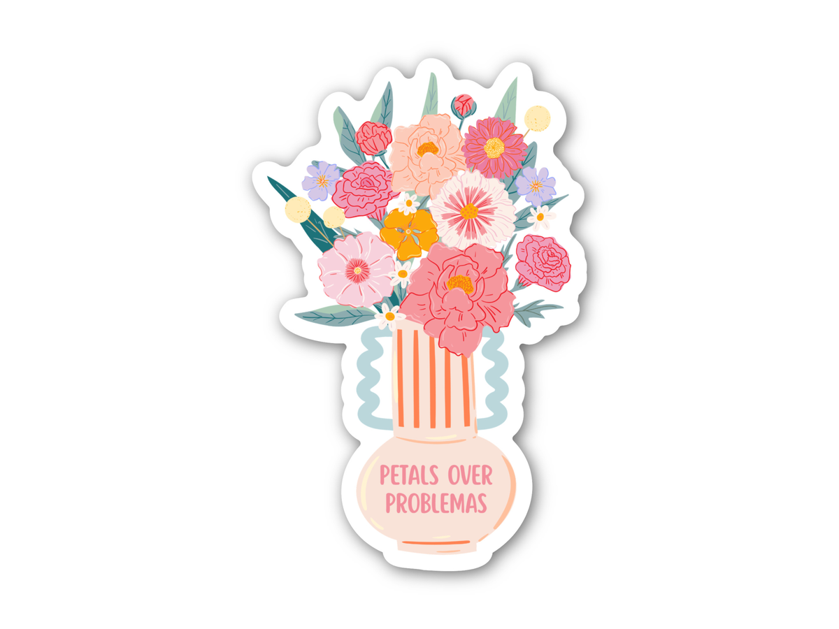 Petals Over Problemas Sticker