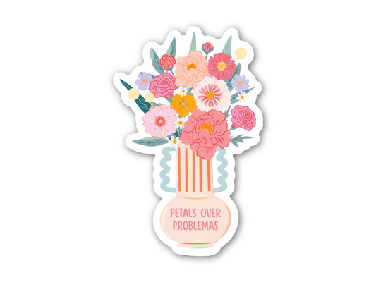 Petals Over Problemas Sticker
