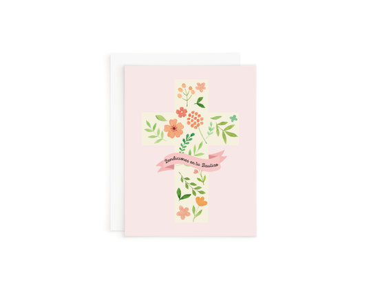 Bautizo Bendiciones Card