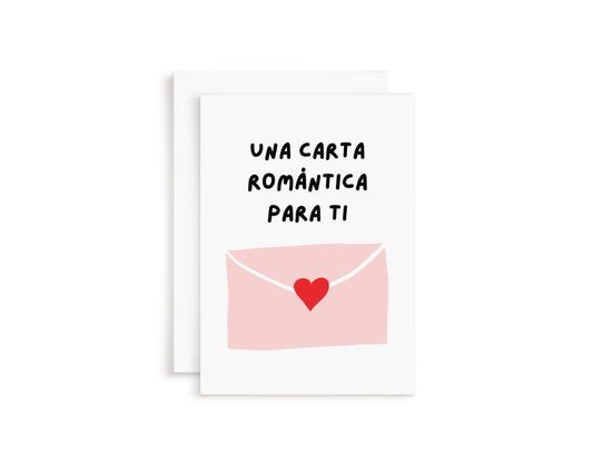 Una Carta Romantica Greeting Card