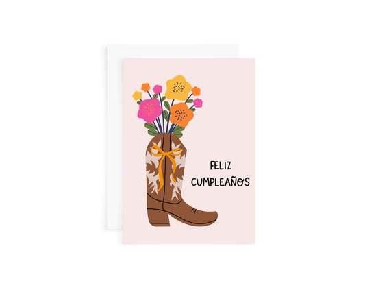 Cowgirl Birthday Card
