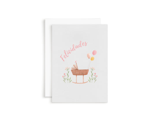 Felicidades Baby Greeting Card