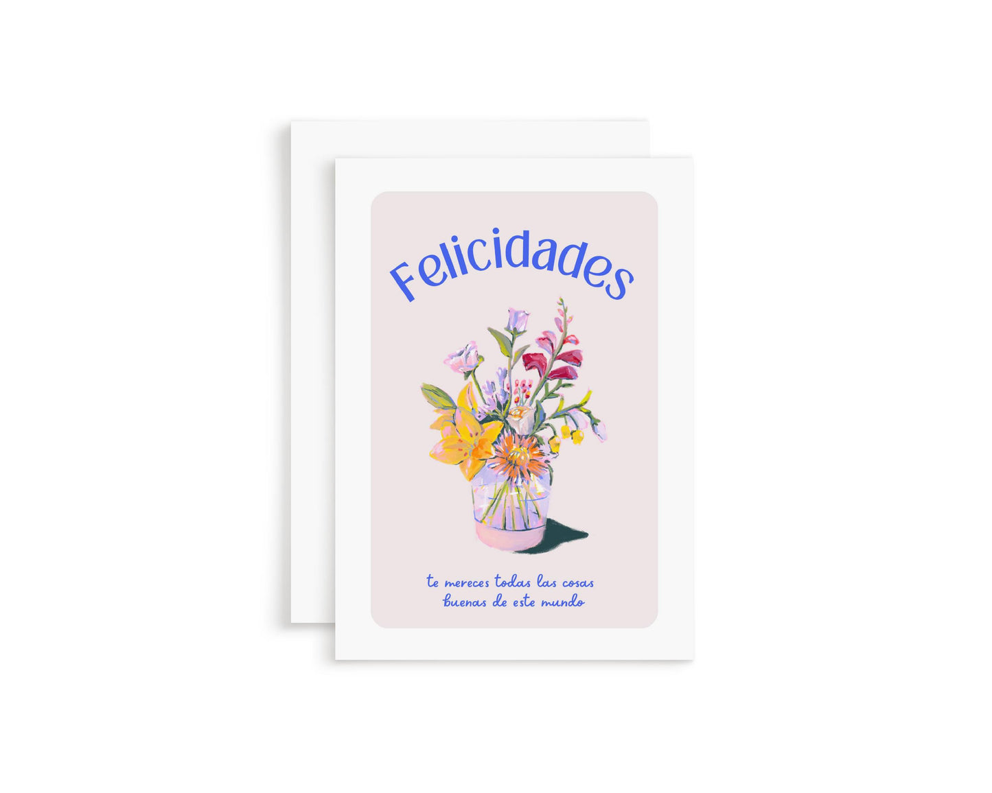 Felicidades Floral Greeting Card