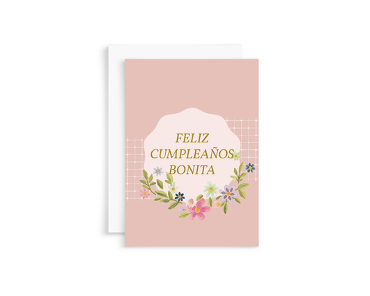 Feliz Cumpleaños Bonita Greeting Card