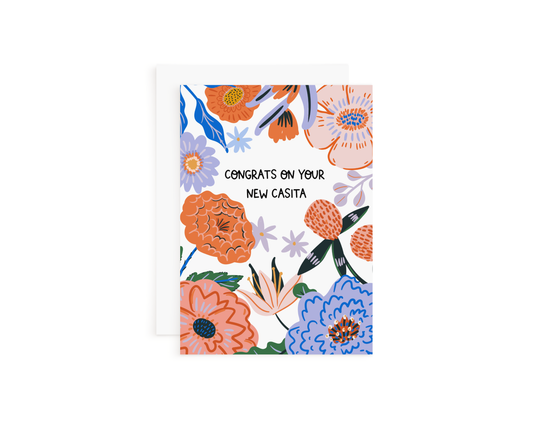Floral Casita Card