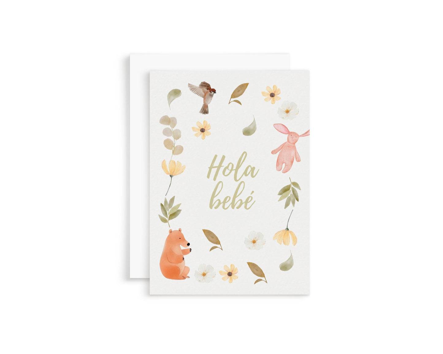 Hola Bebé Greeting Card