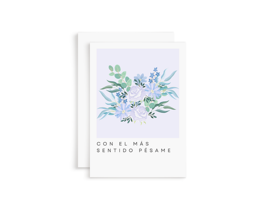 Mas Sentido Pesame Greeting Card