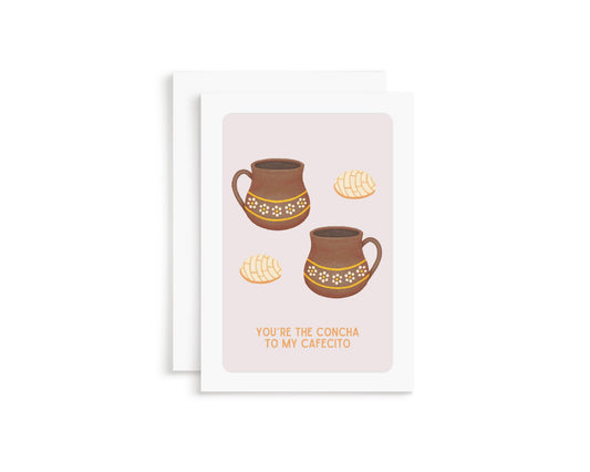 Conchas and Cafecito Greeting Card