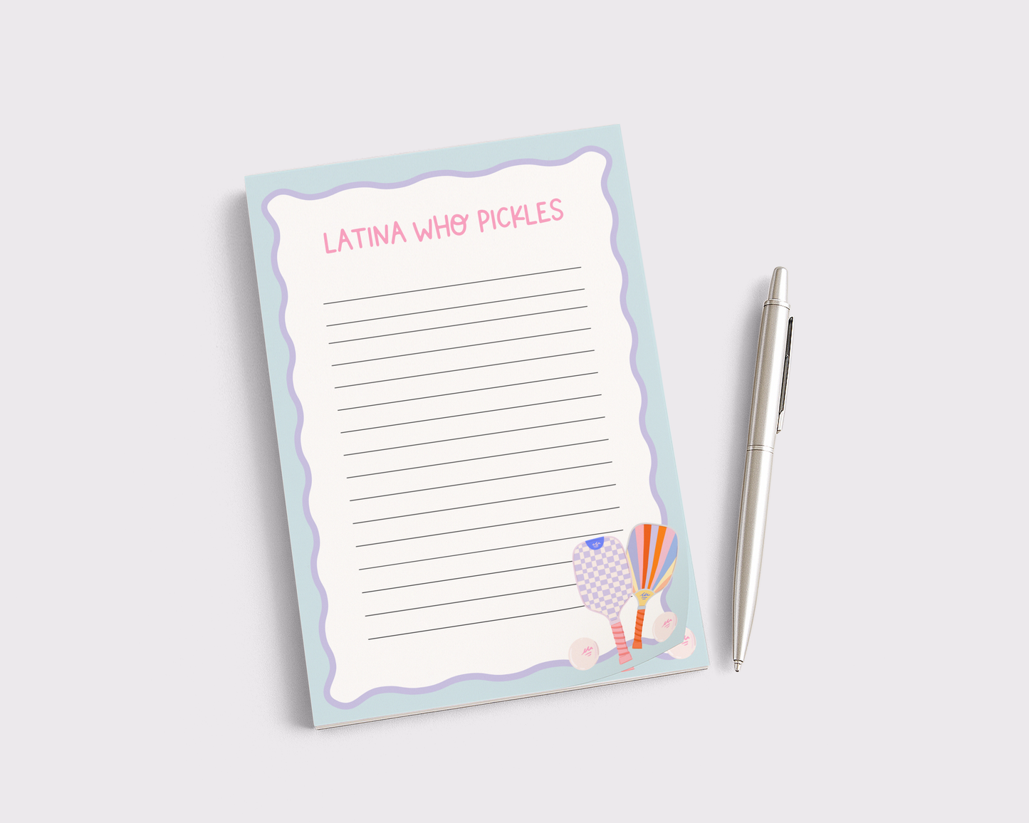 Latina Pickleball Notepad