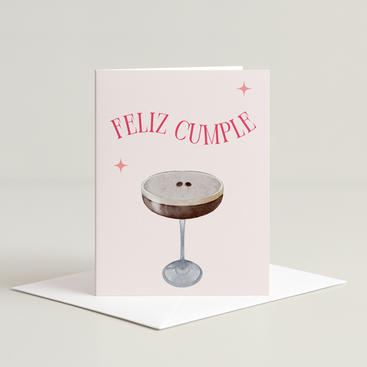 Espresso Martini Card