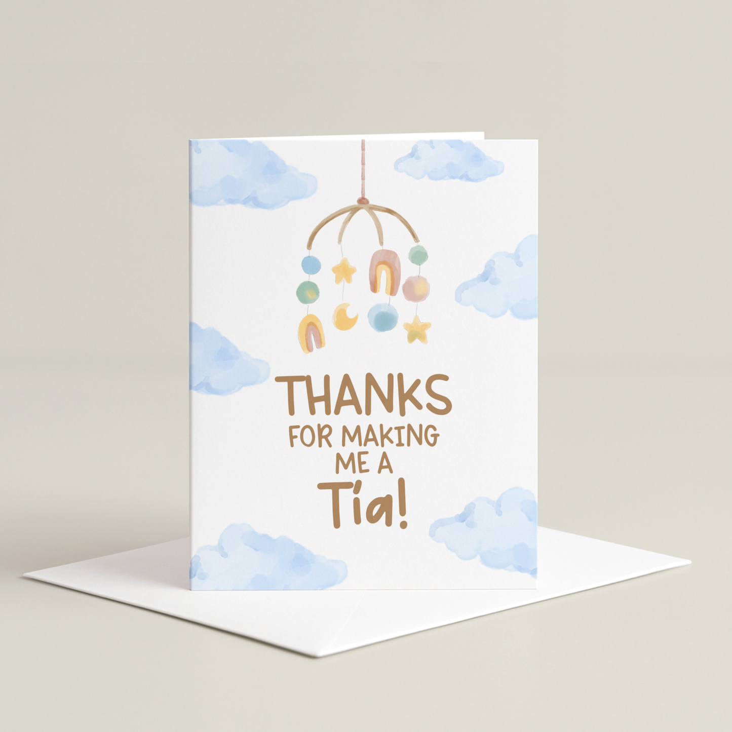 Thanks for Making me a Tía Card