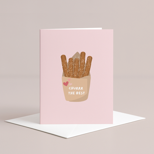 Churrr the Best Card