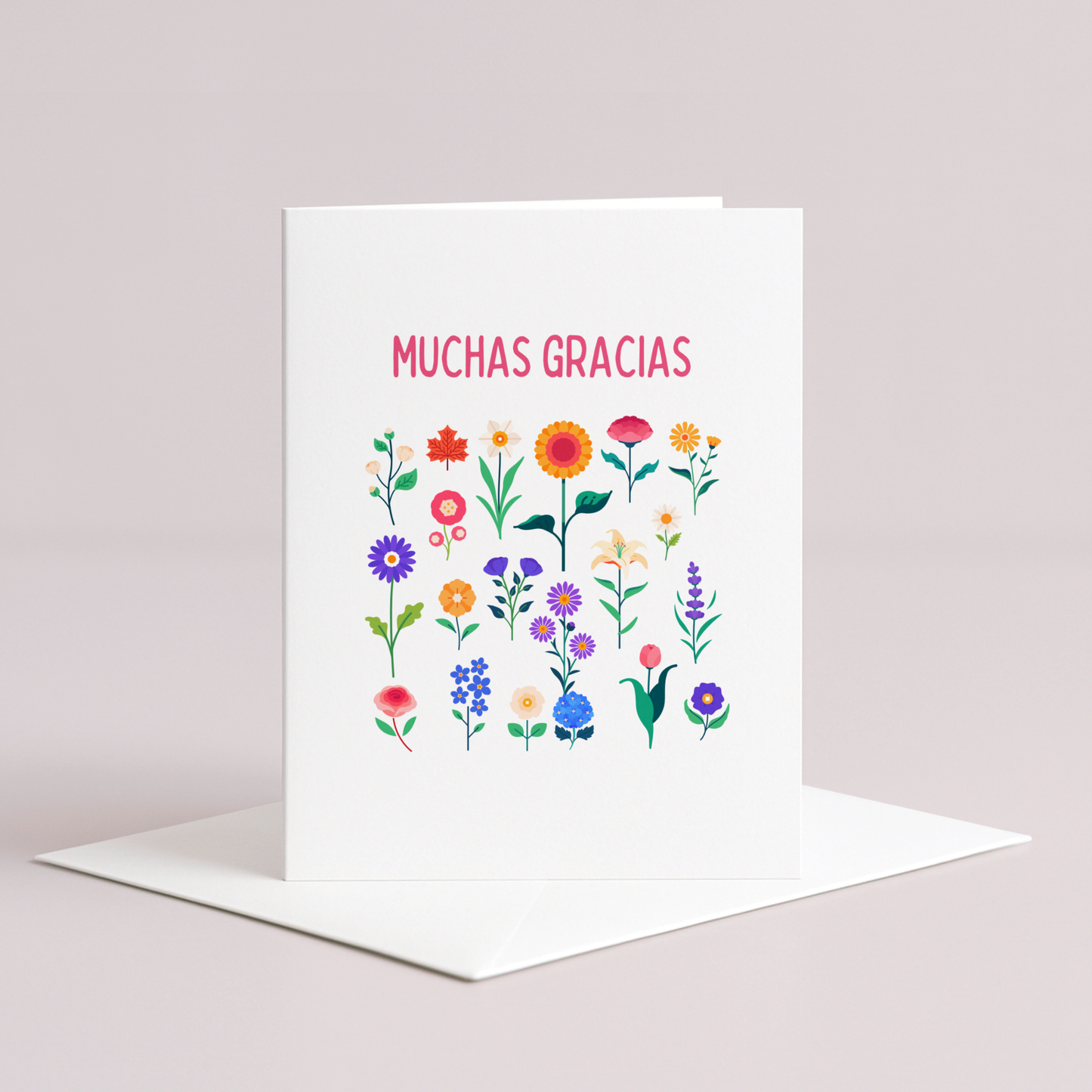 Field of Gracias Card