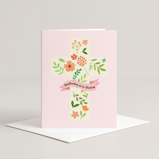 Bautizo Bendiciones Card