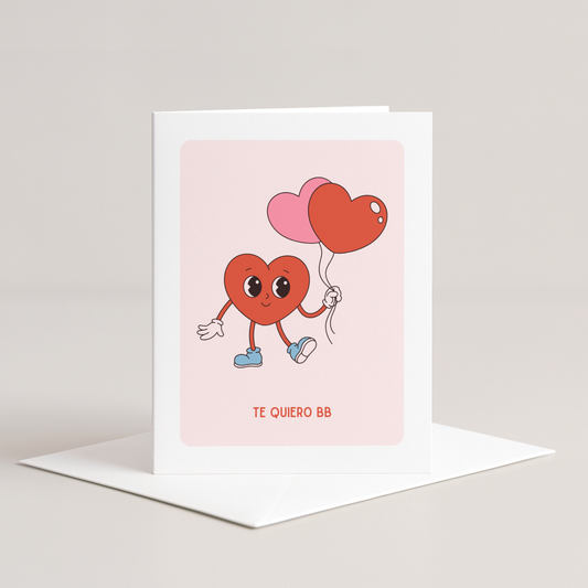 Te Quiero BB Greeting Card