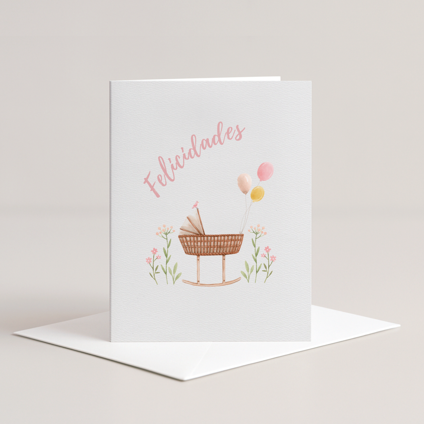 Felicidades Baby Greeting Card