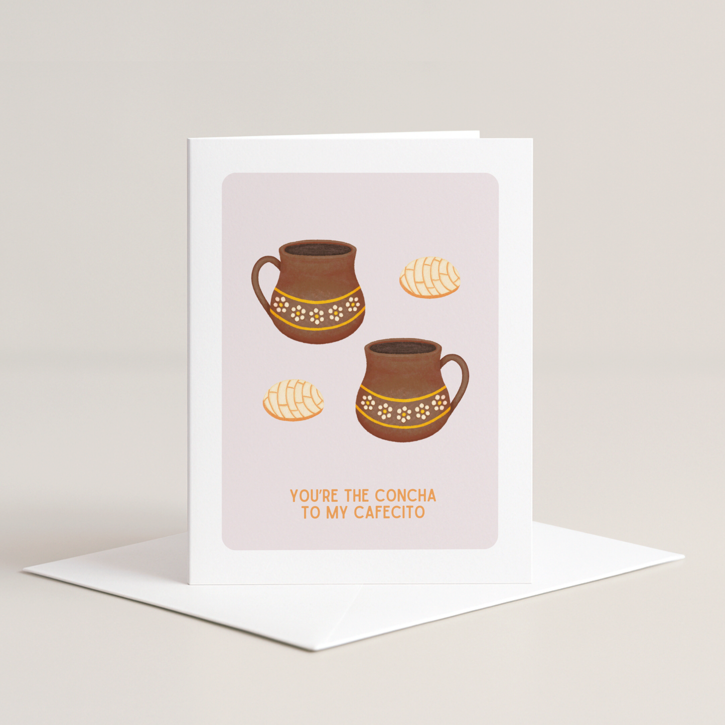 Conchas and Cafecito Greeting Card
