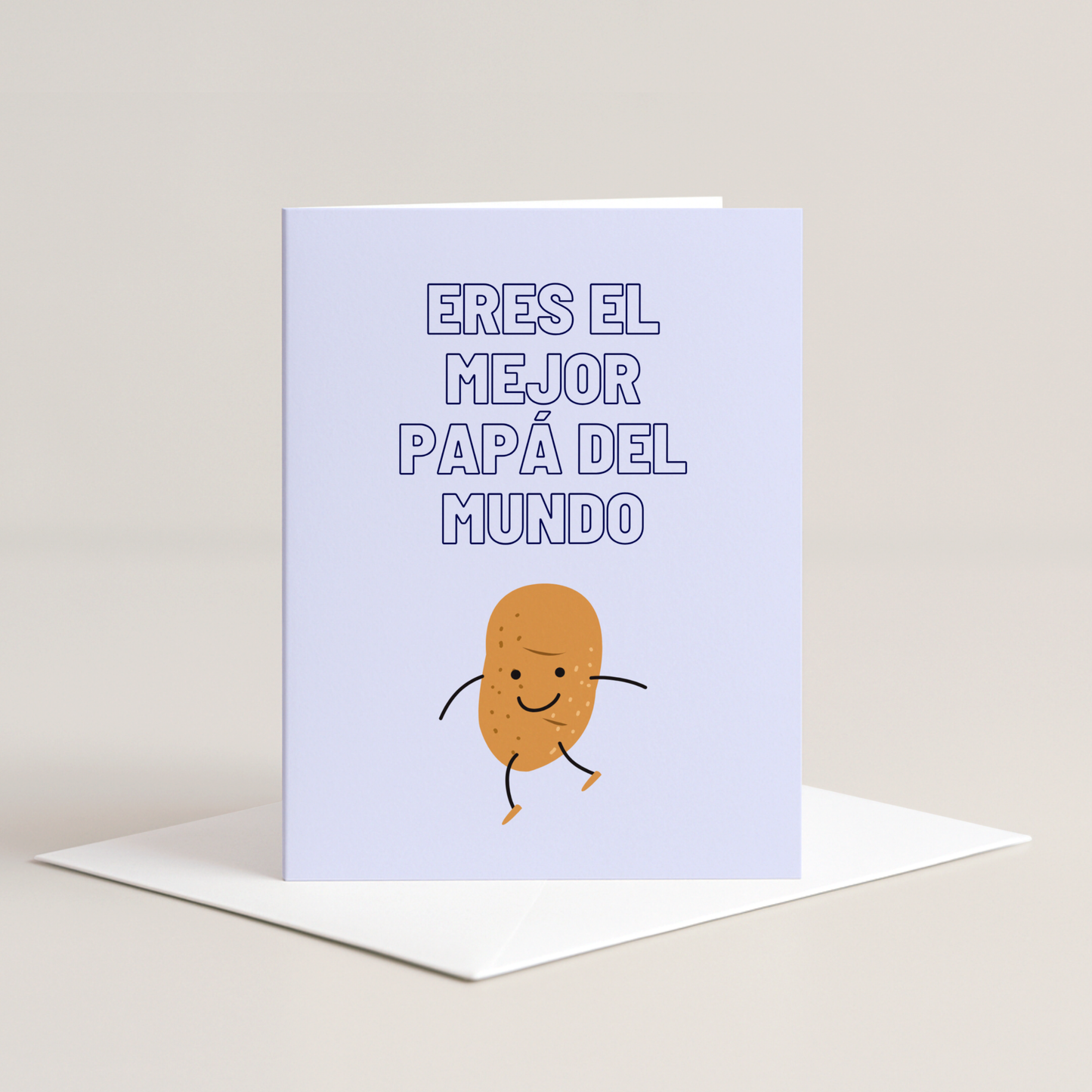 Mejor Papa Greeting Card