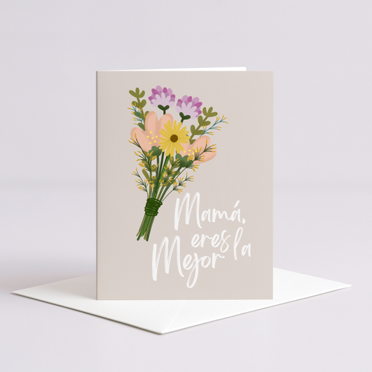 Mejor Mamá Greeting Card