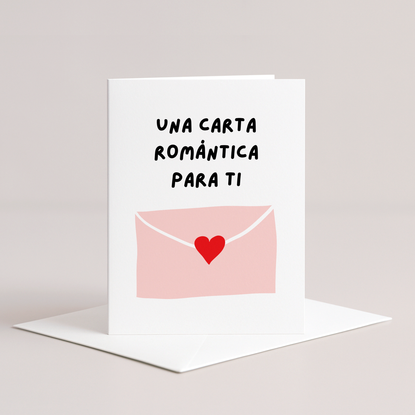 Una Carta Romantica Greeting Card