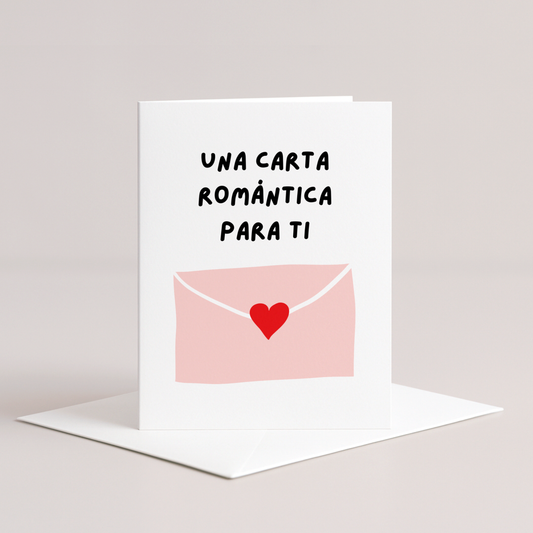 Una Carta Romantica Greeting Card