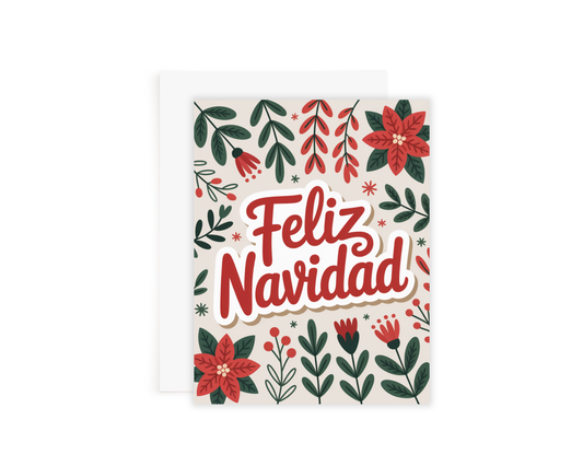 Feliz Navidad Banner Card